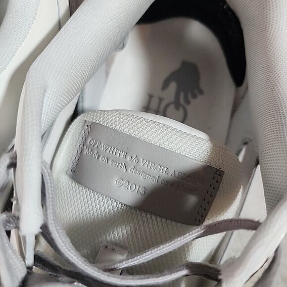 Off White Out of Office Transparent Grey White Sneakers Size EU 45 US 12 main image 10